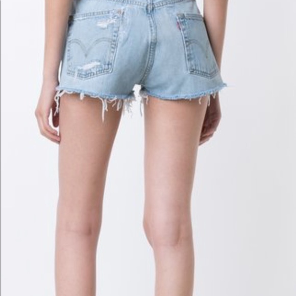 levis redone shorts